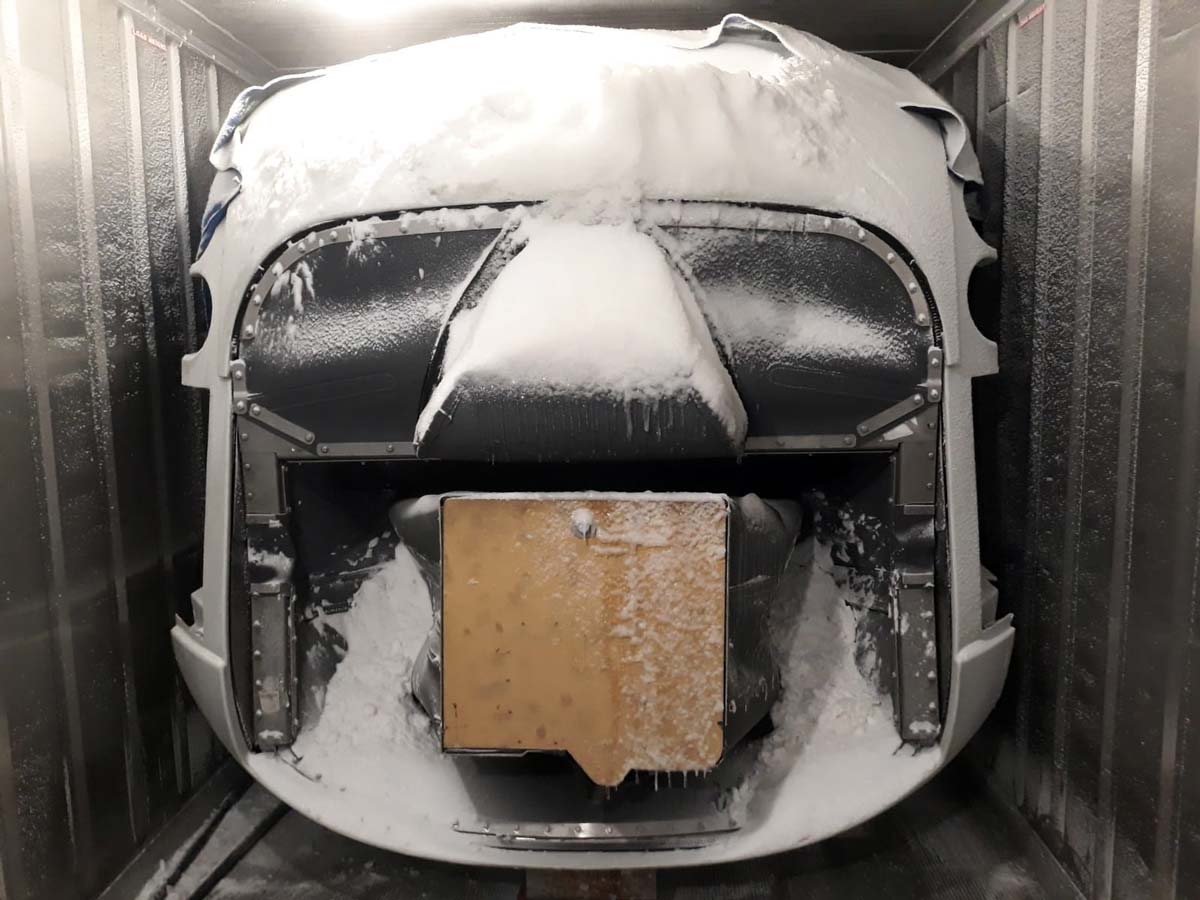 Pruebas de ingeniería en cámaras frigoríficas portátiles 5