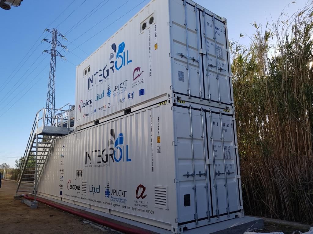 La planta piloto del Proyecto INTEGROIL, construida con ayuda de ZARCA 2