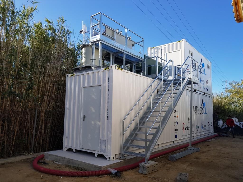 La planta piloto del Proyecto INTEGROIL, construida con ayuda de ZARCA 1