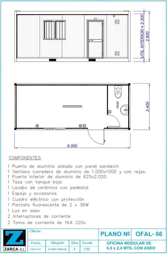 Caseta de obra OFAL66 de ocasión - Venta desde 5.290€ 1