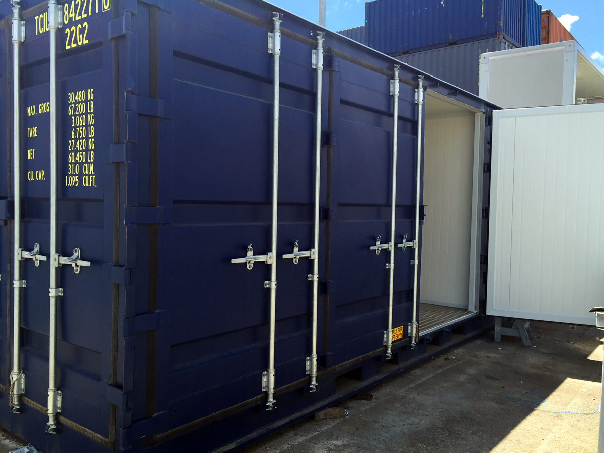 Transformación 20' DRY con aislamiento térmico 8