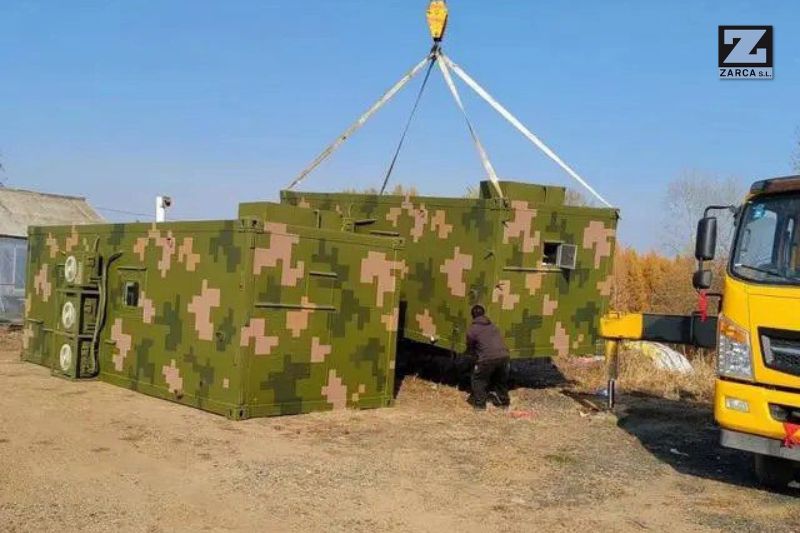 contenedores marítimos para el ejército