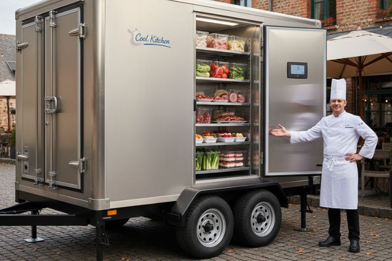 cámara frigorífica portátil para restaurantes