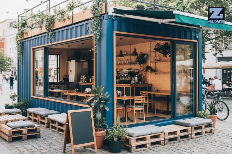 contenedor maritimo para cafeteria